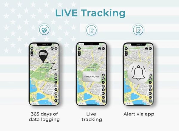 4G magnet GPS Tracker for Vehicles Cars Dogs Kids Motorcycle Trucks, Loved Ones Asset, Free APP for iOS Andriod,Anti-Theft Alarm Tracking Device,SOS